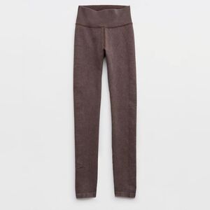 OFFLINE Aerie Totally Textured Seamless 7/8‎ Hi Rise Leggings Size Medium Relic